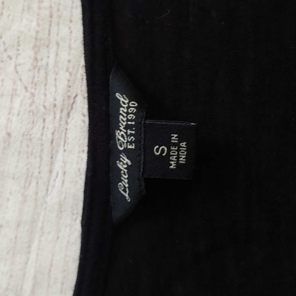 LUCKY BRAND TEE WITH LACE AND EMBROIDERY - Picture 8 of 12